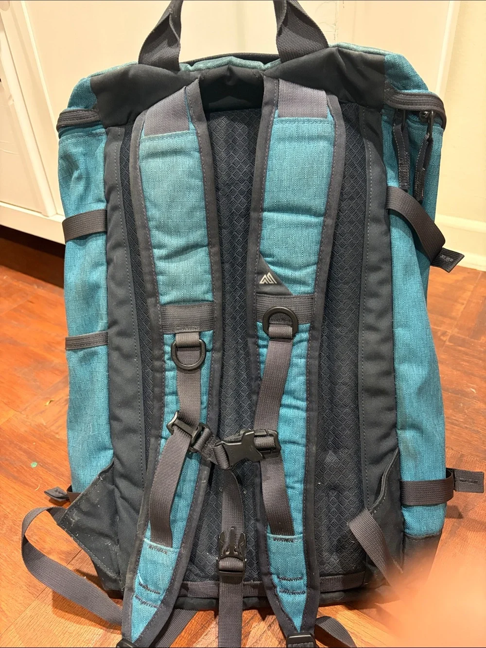 Gregory Millcreek Backpack in Turquoise with Black Trim